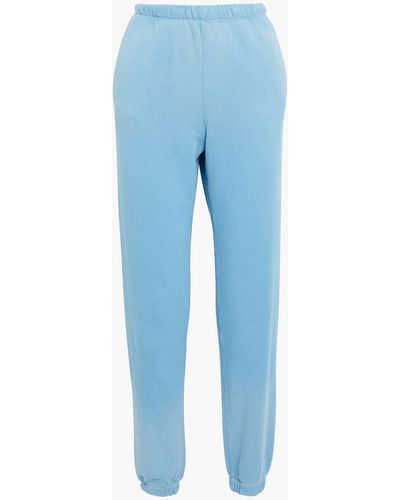 RE/DONE French Cotton-terry Track Trousers - Blue