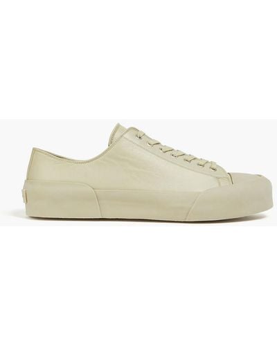 Jil Sander Leather Trainers - Green