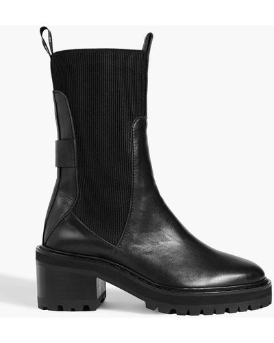 IRO Batna Leather Chelsea Boots - Black