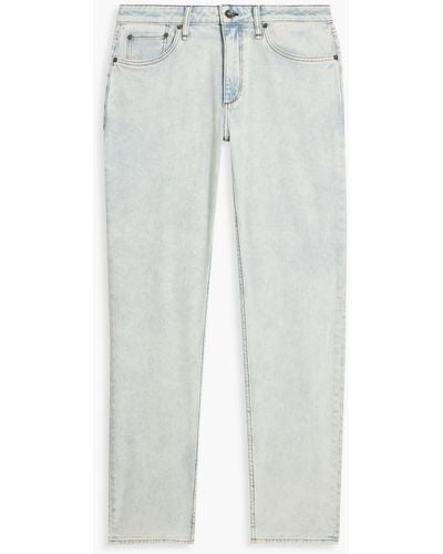 Rag & Bone Fit 3 Bleached Denim Jeans - White