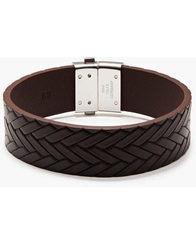 Montblanc Leather Bracelet - Black