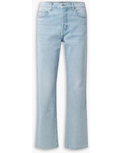 Veronica Beard Blake High-rise Straight-leg Jeans - Blue