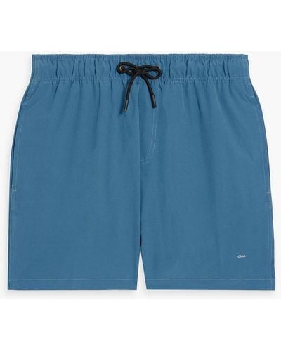 Onia Comfort Mid-length Swim Shorts - Blue