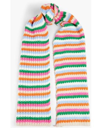 Claudie Pierlot Striped Knitted Scarf - Multicolour