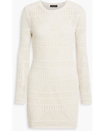 Rag & Bone Renne Crocheted Cotton-blend Mini Dress - White