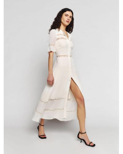 Reformation Woodson Dress - Natural