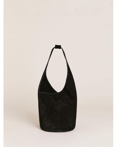 Reformation Small Silvana Bucket Bag - Black