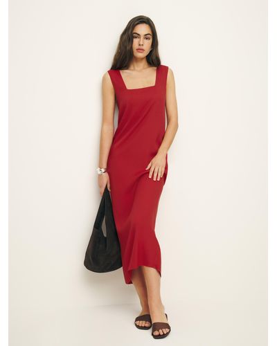 Reformation Vea Dress - Red