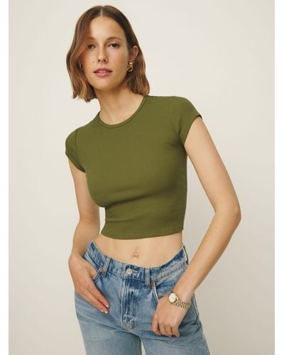 Reformation Muse Tee - Green
