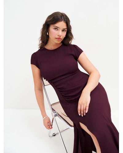 Reformation Frasier Dress - Purple