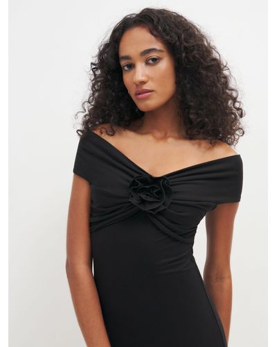 Reformation Fiorello Knit Dress - Black