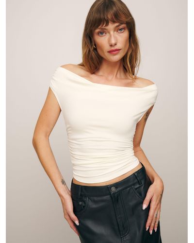 Reformation Darcy Knit Top - Natural