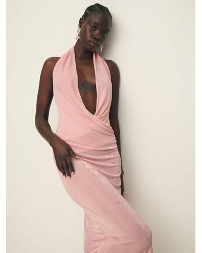 Reformation Consuela Knit Dress - Pink