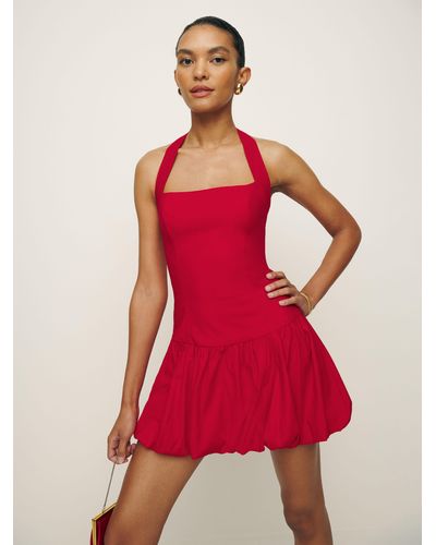 Reformation Babette Dress - Red