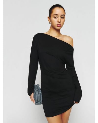 Reformation Eveline Knit Dress - Black