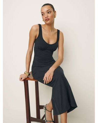 Reformation Naomi Knit Dress - Black