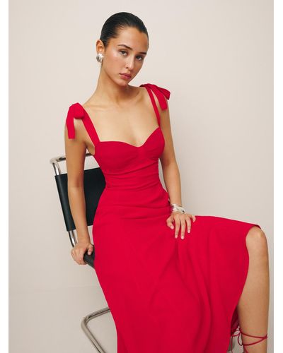 Reformation Petites Nadira Dress - Red
