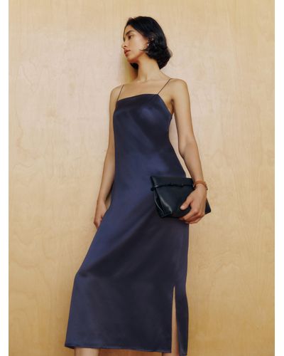 Reformation Yoshe Dress - Blue