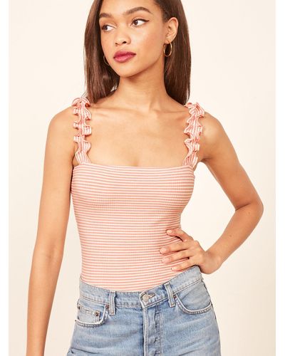 Reformation Hampton Bodysuit - Multicolour