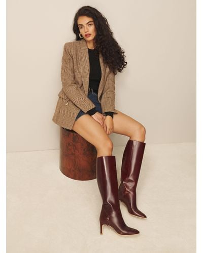 Reformation Gaelle Knee Boot - Natural