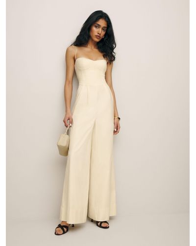 Reformation Perry Jumpsuit - Natural