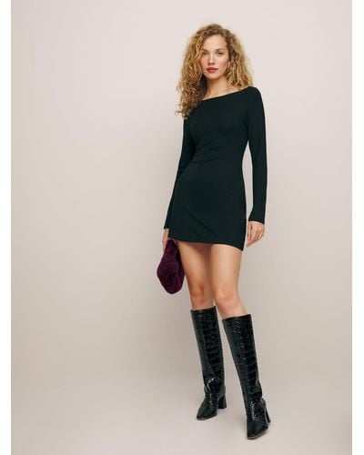 Reformation Jaelynn Knit Dress - Black