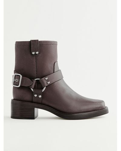 Reformation Foster Ankle Boot - Brown