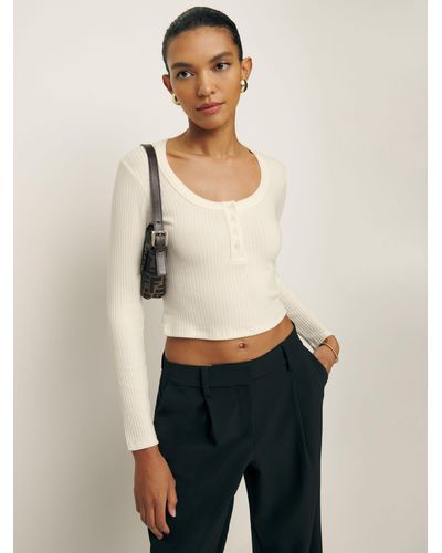 Reformation Billie Knit Top - Natural