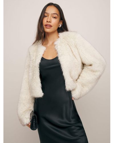 Reformation Paddy Cropped Jacket - Natural