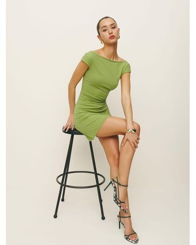 Reformation Soleil Knit Dress - Green