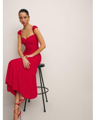 Reformation Bryson Dress - Red