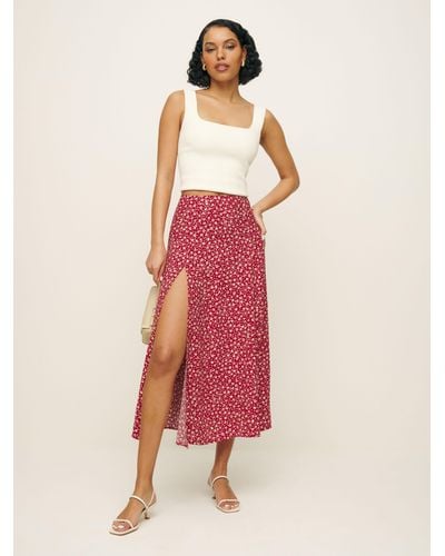 Reformation Zoe Skirt - Pink