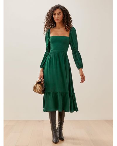Reformation Mica Dress - Green