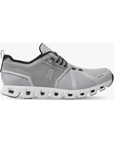 On Shoes Women's Waterproof Cloud 5 Trainers - Grey