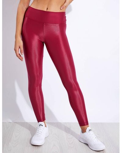 Koral Lustrous Max Infinity High Waisted Legging - Red