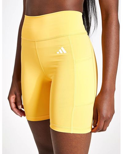 adidas Optime 7-inch leggings - Yellow