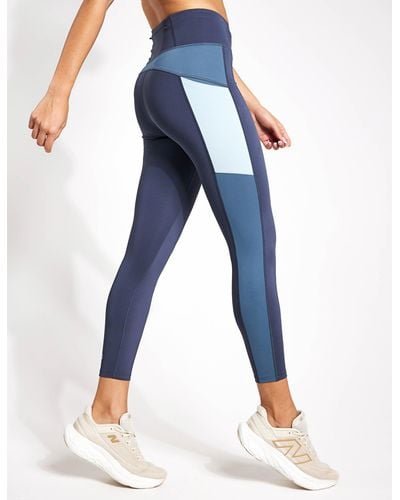 GOODMOVE Go Perform Compression Gym leggings in Blue