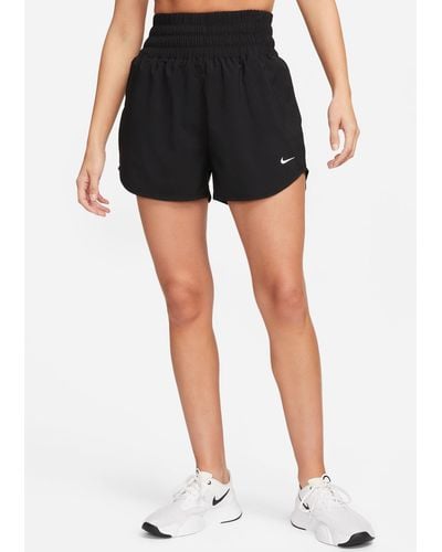 Nike One Ultra High 3" Brief-lined Shorts - Black
