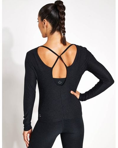 Beyond Yoga Featherweight In The Loop Pullover - Black
