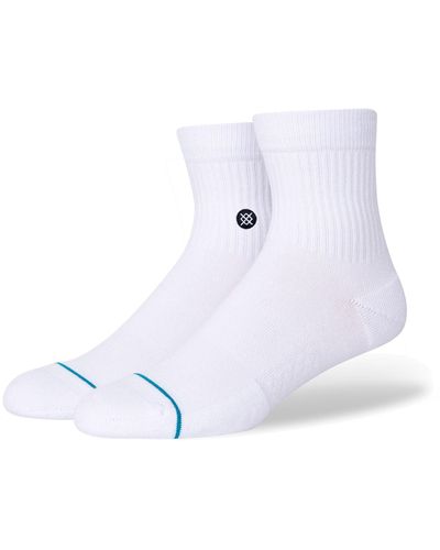 Stance Icon Quarter Sock - White