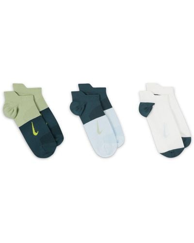 Nike Everyday Plus Lightweight Socks (3 Pairs) - Blue