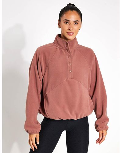 Beyond Yoga Tranquility Pullover - Red