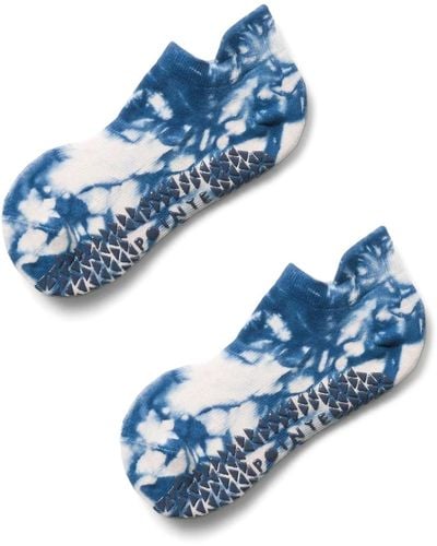 Pointe Studio Wash Out Grip Sock - Blue