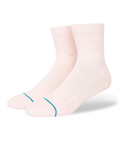 Stance Icon Quarter Sock - Pink