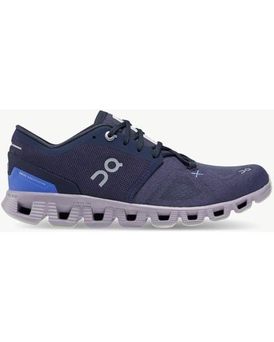 On Shoes Women's Cloud X 3 Trainers - Blue