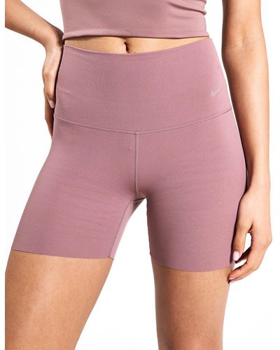 Nike Zenvy High Waisted 5" Biker Shorts - Pink