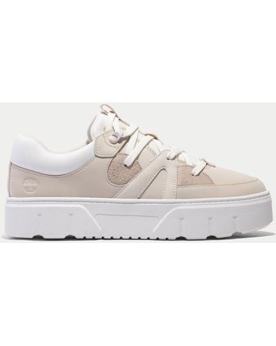 Timberland Laurel Court Lace-up Low Trainer - White