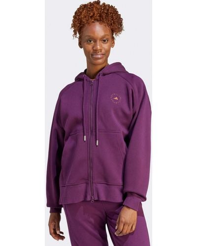 adidas By Stella McCartney Full-zip Hoodie - Purple