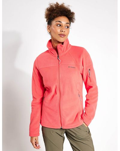 Columbia Women's Fast Trek Ii Fleece Jacket - Red