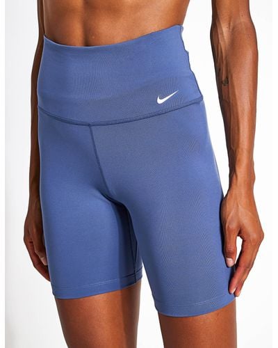 Nike Dri-fit One 7" Biker Shorts - Blue